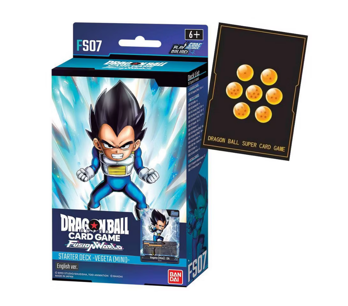 Dragon Ball Z Super Card Game: Fusion World Starter Deck -Vegeta (Mini) FS07