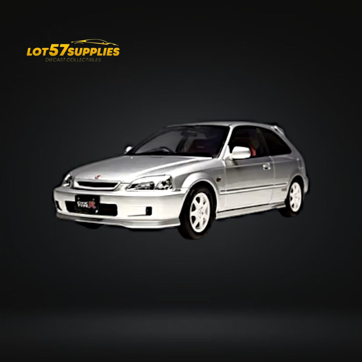MOTORHELIX Honda Civic Type-R EK9 Silver 1:18