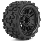 Powerhobby 1/8 SMT 4.0 Wasteland Belted Mounted Tires (2) 17MM