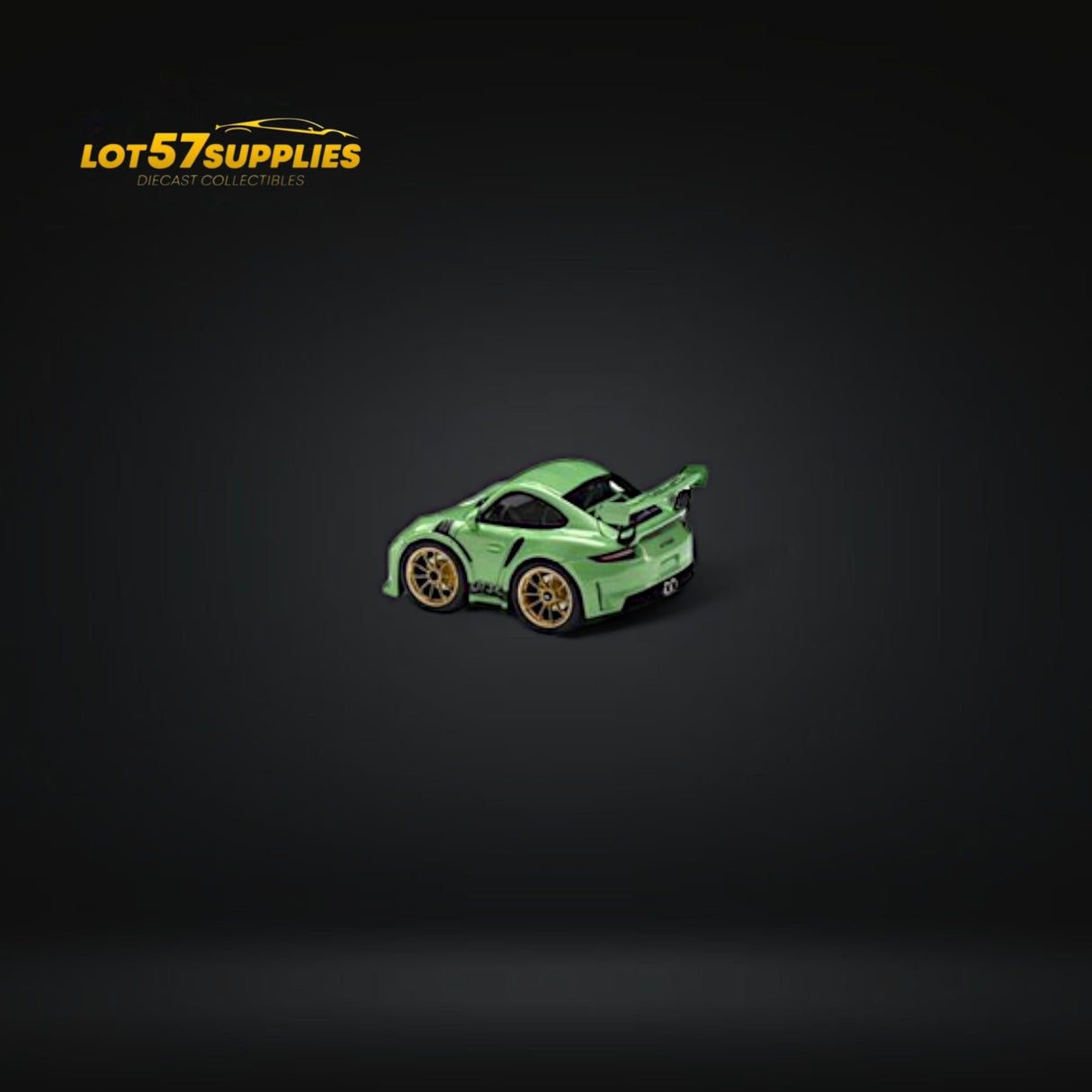 MINICRAFTSMAN Porsche 911 GT3 RS Egg Cart Green 1:64