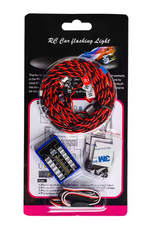 Light Kit 12 Leds Car LED lamps light Strobe lights kit for 1/10 1/8 HSP TAMIYA CC01 D90 SCX10 RC Cars