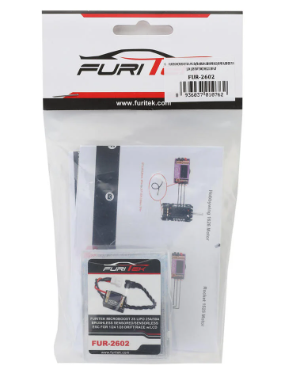 Furitek Microboost 2S 25A Brushless Sensored/Sensorless Micro Drift ESC w/Display (Black)