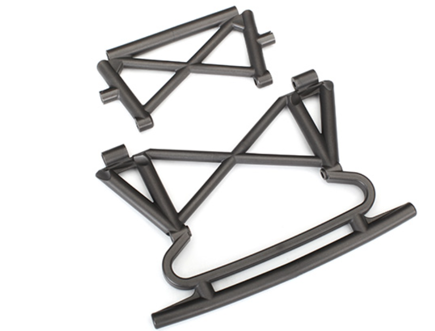 TRAXXAS 8535 BUMPER FRONT/ BUMPER SUPPORT