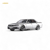 Mortal ER34 Skyline 25GT-t Ordinary Silver 1:64