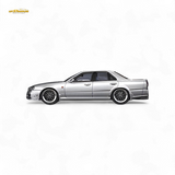 Mortal ER34 Skyline 25GT-t Ordinary Silver 1:64