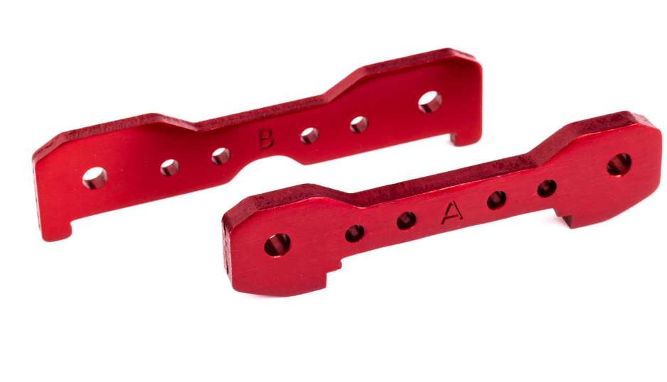 Traxxas 9527 Sledge Aluminum Front Tie Bars (RED)