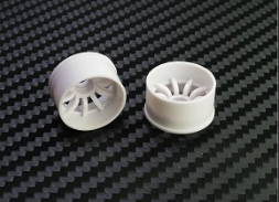 PN Racing Mini-Z 2WD Machine Cut 10 Spoke Rear Wheel R3 White