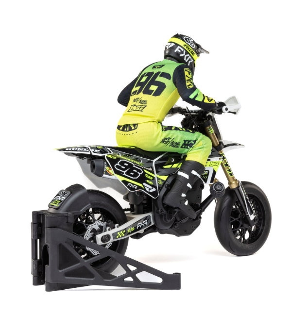 Image of LOSI 1/4 Promoto-SM FXR Supermoto Motorcycle RTR (Battery and Charger Included), White