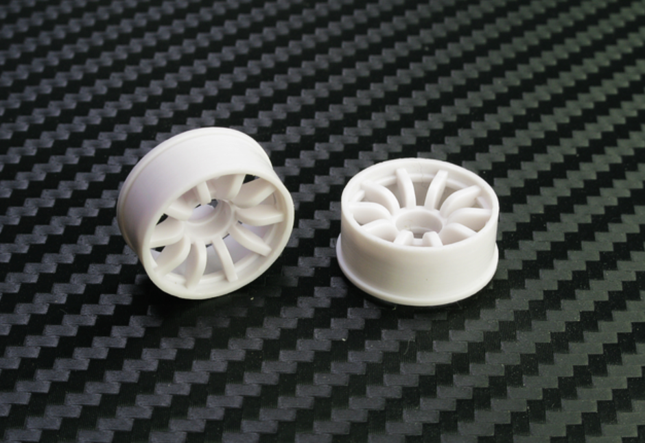 PN RACING 210WF1 Mini-Z 2WD Machine Cut 10 Spoke Front Wheel F1 White