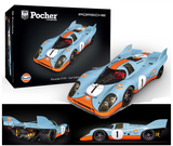 Pocher Porsche 917K Gulf Edition 1/8 Scale Die-Cast Model Car Kit HK118