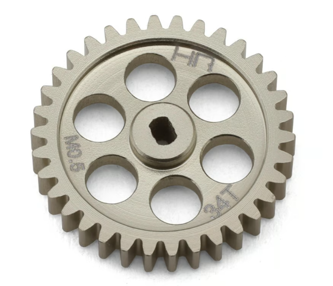 Hot Racing LMCB34HM05 Losi Micro-B Aluminum Speed-Run Spur Gear (34T)