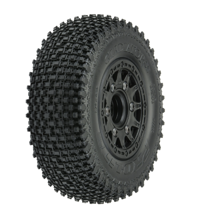 PROLINE RACING PRO116912 1/10 Gladiator M3 Front/Rear 2.2"/3.0" SC Mounted 12mm Blk Raid (2)