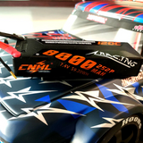 CNHL HC8001202XEC5Racing Series 8000mAh 7.4V 2S 120C Hard Case Lipo Battery with EC5 Plug