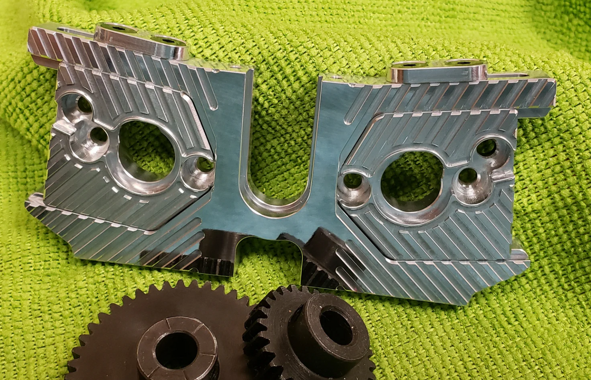 PPS DUBGRUB DUAL MOTOR MOUNT FOR ARRMA 6S W/ DIFF CAP & DIFF MOUNT