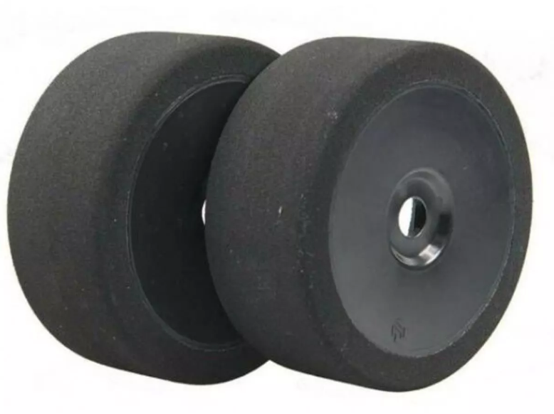 BSR Racing 1/8 Mounted GT Foam Tires GOLD w 17mm Hex (2) Black Wheels