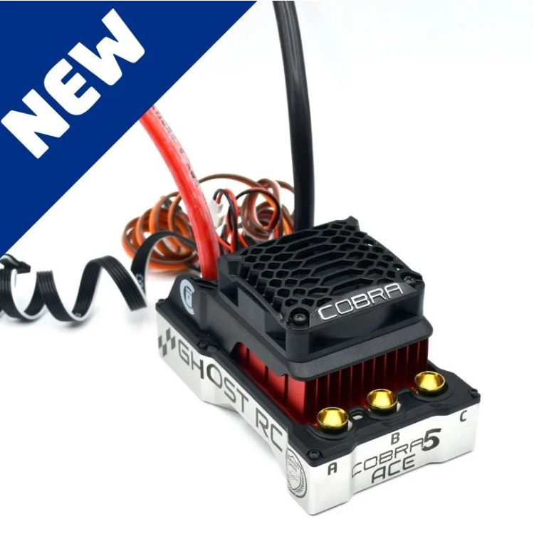 Ghost RC Cobra 5 ACE 1/7th Drag / Speed Run Brushless Sensored ESC (3-8)