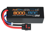 Powerhobby 4s 15.2V 8000MAH 130C HV + GRAPHENE Lipo Battery QS8 Plug Hard Case