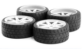 IRonManRc Street Racing Rubber Tires & Wheels 1/7 1/8 On Road 4PCS/Set)