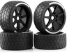 IRonManRc Street Racing Rubber Tires & Wheels 1/7 1/8 On Road 4PCS/Set)