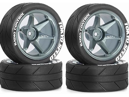 IRonManRc 1/10 Aluminum On Road Wheels & Tires 12mm Hex ( CHAMPION EDITION )