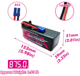 CNHL Lightning LiHV 7800mAh 22.8V 6S 120C HV Lipo Battery with EC5 Plug