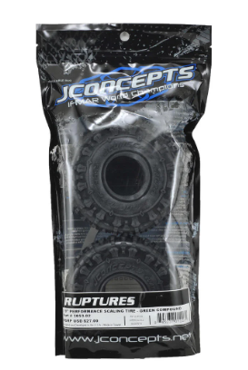 JConcepts Ruptures 1.9" Rock Crawler Tires (2) (Green)