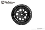 Powerhobby 1/8 MT 3.8 Raptor Belted Mounted Tires w Removable Hex Wheels (2)