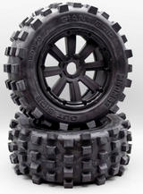 MadMax BELTED GIANT GRIP 24mm Wheels & Tires with Beadlocks (2)