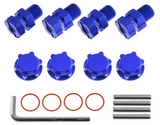 IRonManRc 14mm to 17mm Wheel Hex Hub Adapter for Typhon 4X4 3S 4Pcs Blue