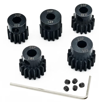 IRonManRc 32 PITCH 5MM SHAFTS PINION GEAR KIT 13T,14T,15T,16T,17T