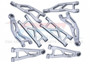 GPM MGG4567 ARRMA GRANITE GROM MEGA Monster Truck Aluminum 7075 Front And Rear Suspension Arms set