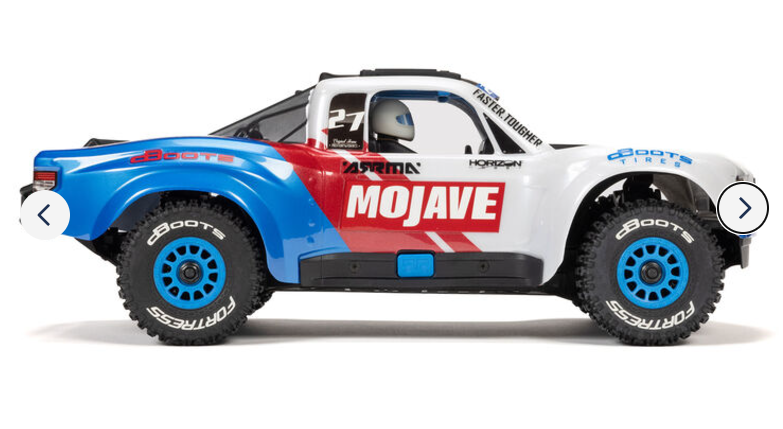 MOJAVE GROM 223S BLX Brushless 4X4 Small Scale Desert Truck RTR with DSC (Battery & Charger included), Teal