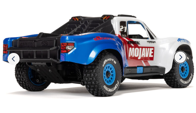 MOJAVE GROM 223S BLX Brushless 4X4 Small Scale Desert Truck RTR with DSC (Battery & Charger included), Teal