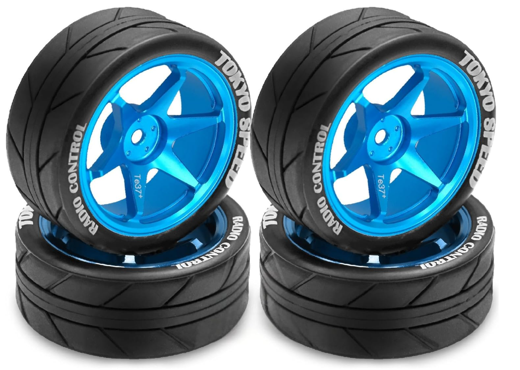 IRonManRc 1/10 Aluminum On Road Wheels & Tires 12mm Hex ( CHAMPION EDITION )