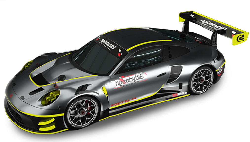 Bittydesign P-GT3R Pre-Cut 1/7 Supercar Body (Clear)