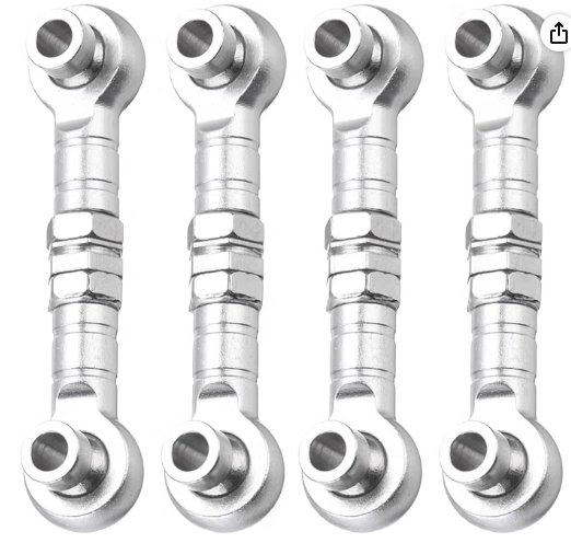 IRonManRc 4pcs Universal Aluminum 32mm Turnbuckle Rods 1/10 1/16 1/18 1/24