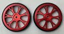 LRC 1/10 LRC Vandal LP 12mm Hex Front Drag RIMS W/ Wheels