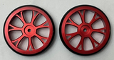 LRC 1/10 LRC Vandal LP 12mm Hex Front Drag RIMS W/ Wheels
