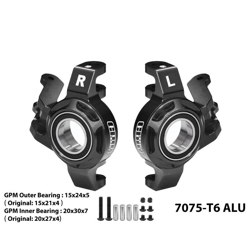 GPM RACING,YIKONG-YK7081 TB8 4WD RC Car 7075-T6 ALLOY STEERING KNUCKLE（LARGER BEARINGS） TB8/021