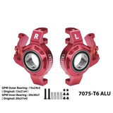 GPM RACING,YIKONG-YK7081 TB8 4WD RC Car 7075-T6 ALLOY STEERING KNUCKLE（LARGER BEARINGS） TB8/021