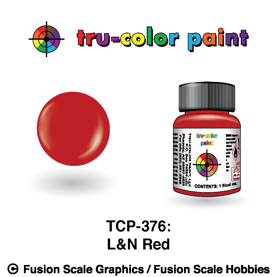 Tru Color Paint Louisville & Nashville Red 1oz - 376