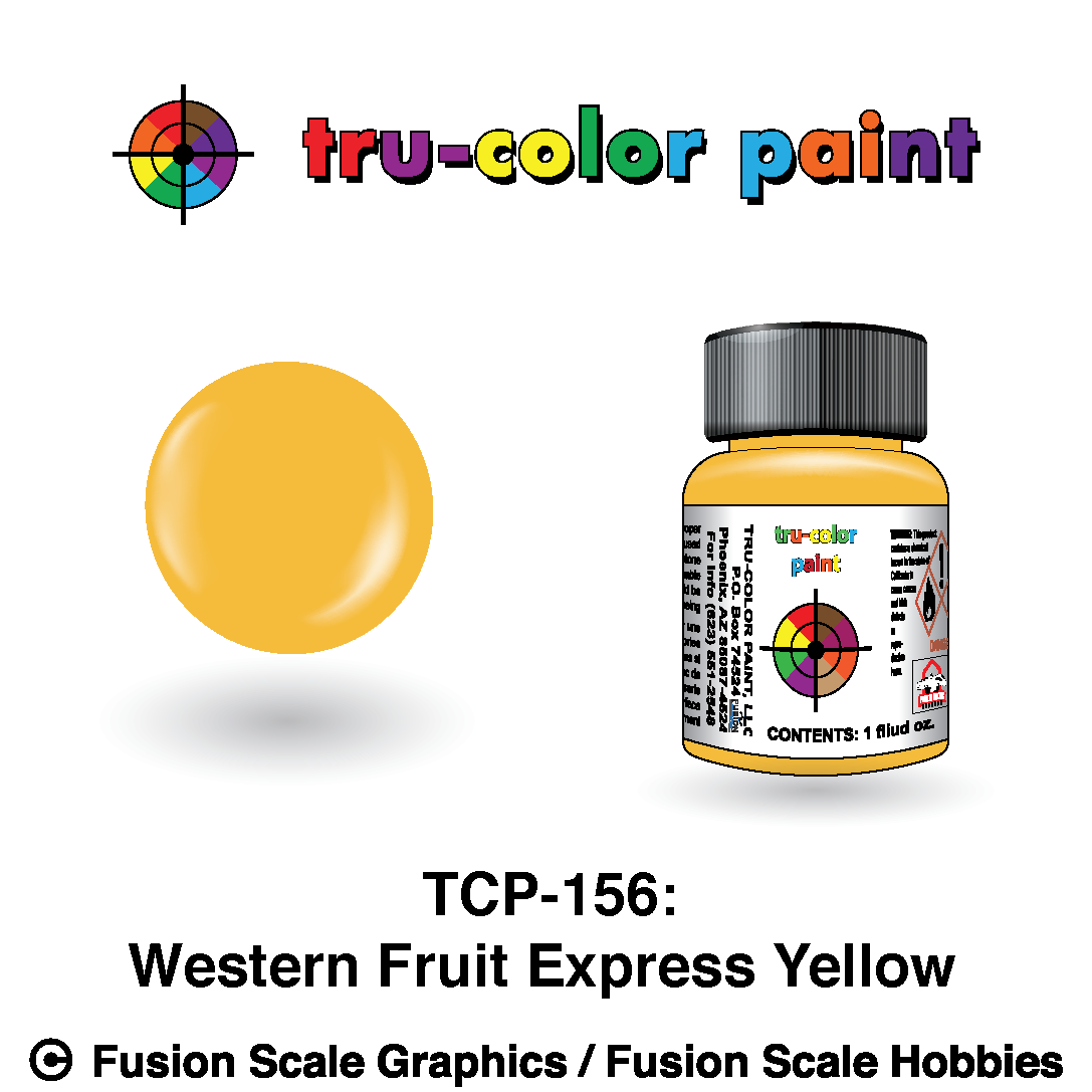 Tru Color Paint Western Fruit Express Yellow 1oz - 156