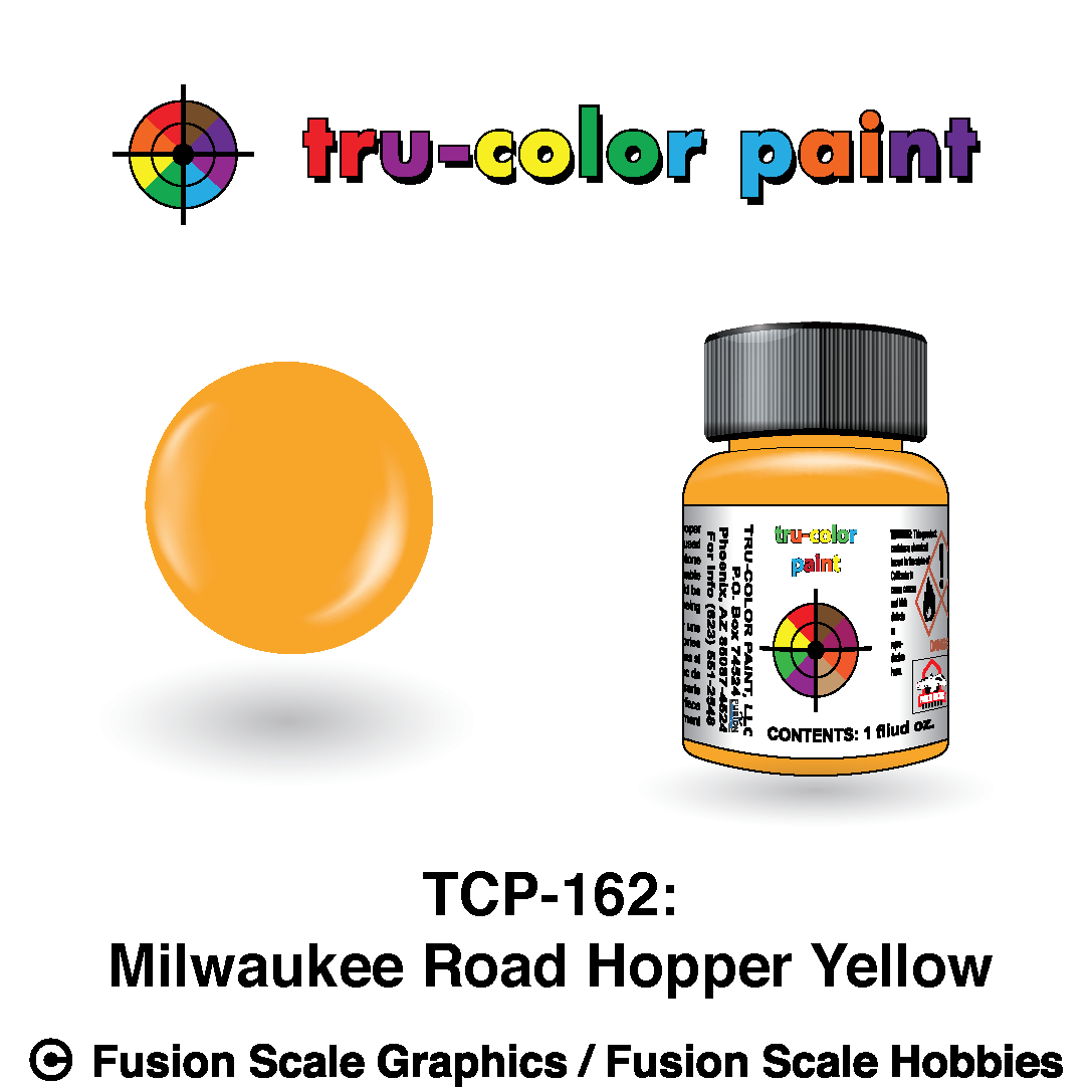 Tru Color Paint Milwaukee Road Hopper Yellow 1oz - 162