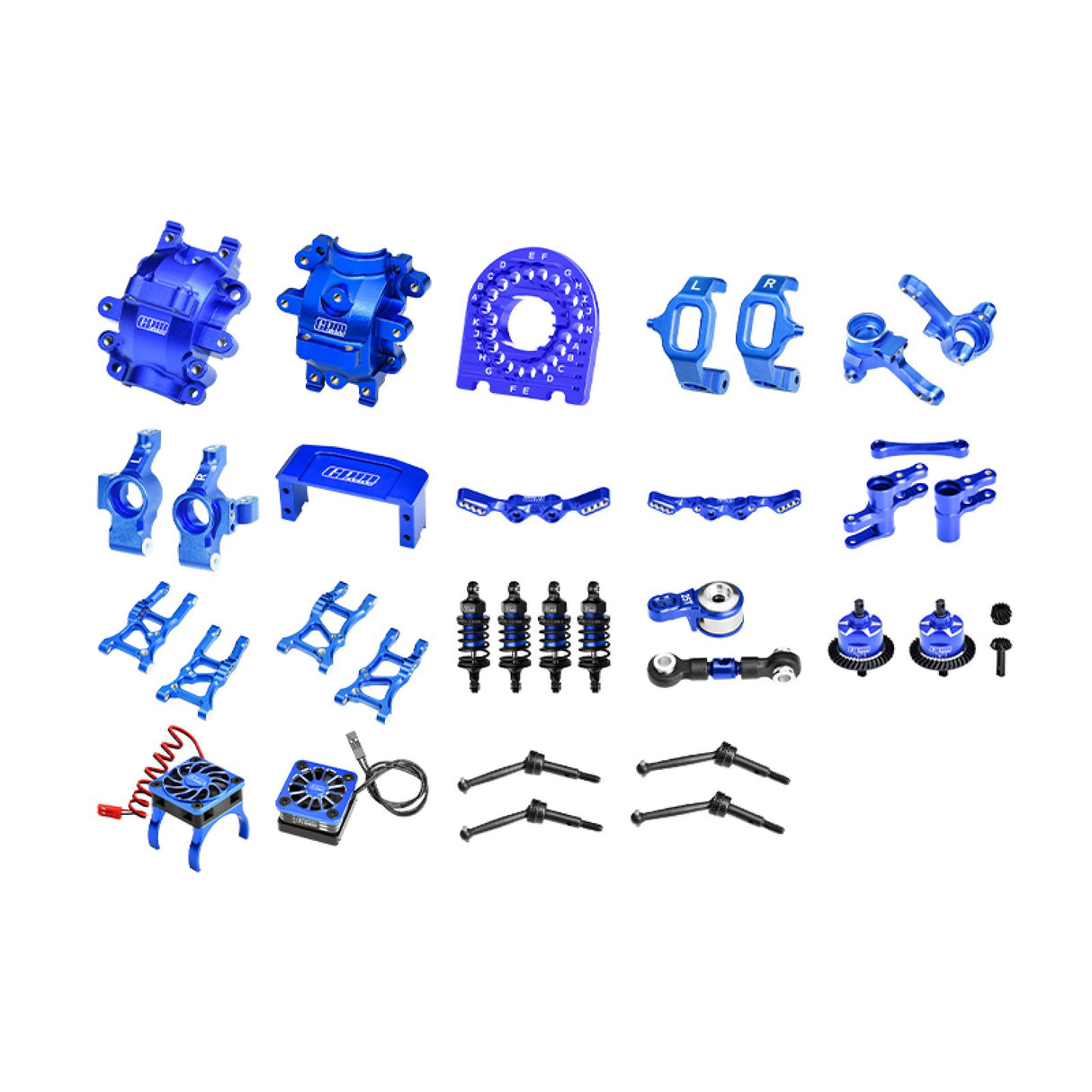 GPM RACING,TRAXXAS-FORD GT 4TEC CORVETTE STINGARY Toyota Supra BL Chassis On-Road Cars GPM 4TEC 2.0 VXL COMPLETE COMPETITION SET TEC2VXLKIT