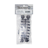 Tekno TKR6140D – Shock Rod End and Spring Perch Set w/ assorted length rod ends