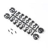 Tekno TKR6140D – Shock Rod End and Spring Perch Set w/ assorted length rod ends