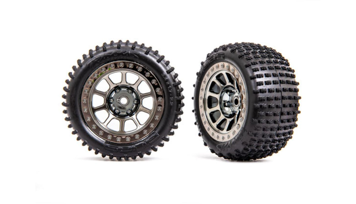 Traxxas 2470T Alias Tires Wheels Bandit Rear