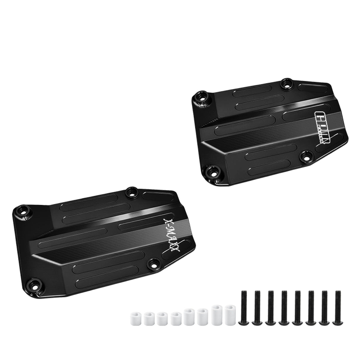 GPM RACING,TRAXXAS-XMAXX,X-MAXX 8S MONSTER ALUMINIUM CENTRE SKID PLATE - 2PCS SET TXM332