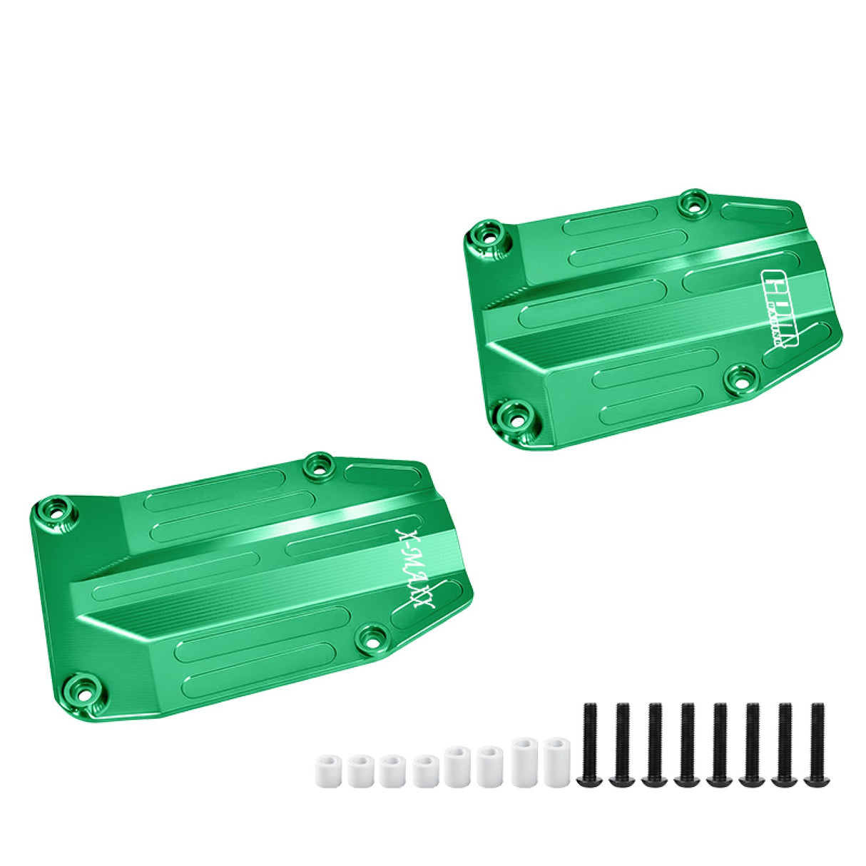 GPM RACING,TRAXXAS-XMAXX,X-MAXX 8S MONSTER ALUMINIUM CENTRE SKID PLATE - 2PCS SET TXM332