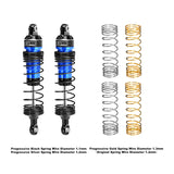 GPM RACING,TRAXXAS-MINI MAXX 6061 ALLOY FRONT/REAR ADJUSTABLE SPRING SHOCK 87MM TXMM087F/R